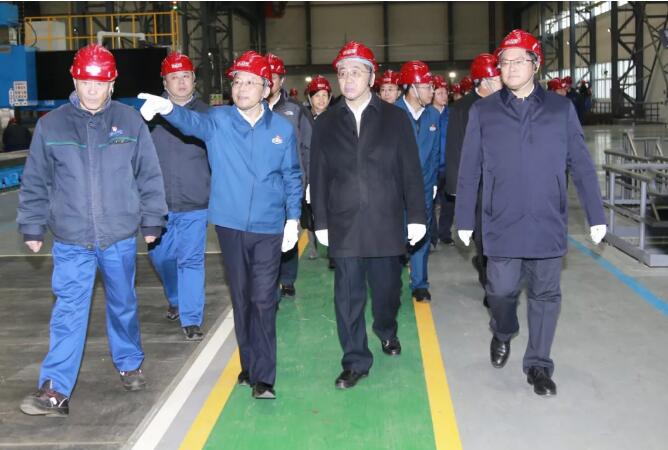 雷凡培、楊金成到渤船集團(tuán)調(diào)研